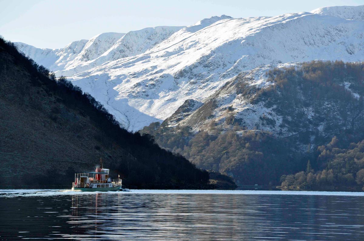 Winner ©Jeff Coates Ullswater Steamer heading to Glenridding
