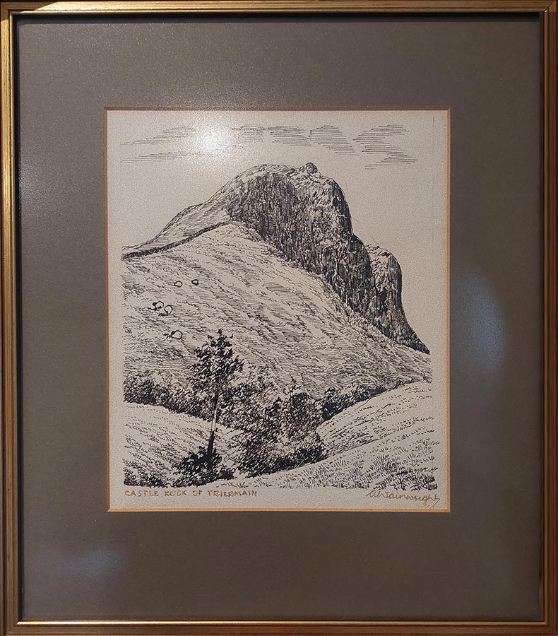 AW Castle Rock of Triermain Sketch AW Castle Rock of Triermain Sketch