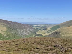 View down Mosedale from Lingy Hut - Bridget Wedderburn
